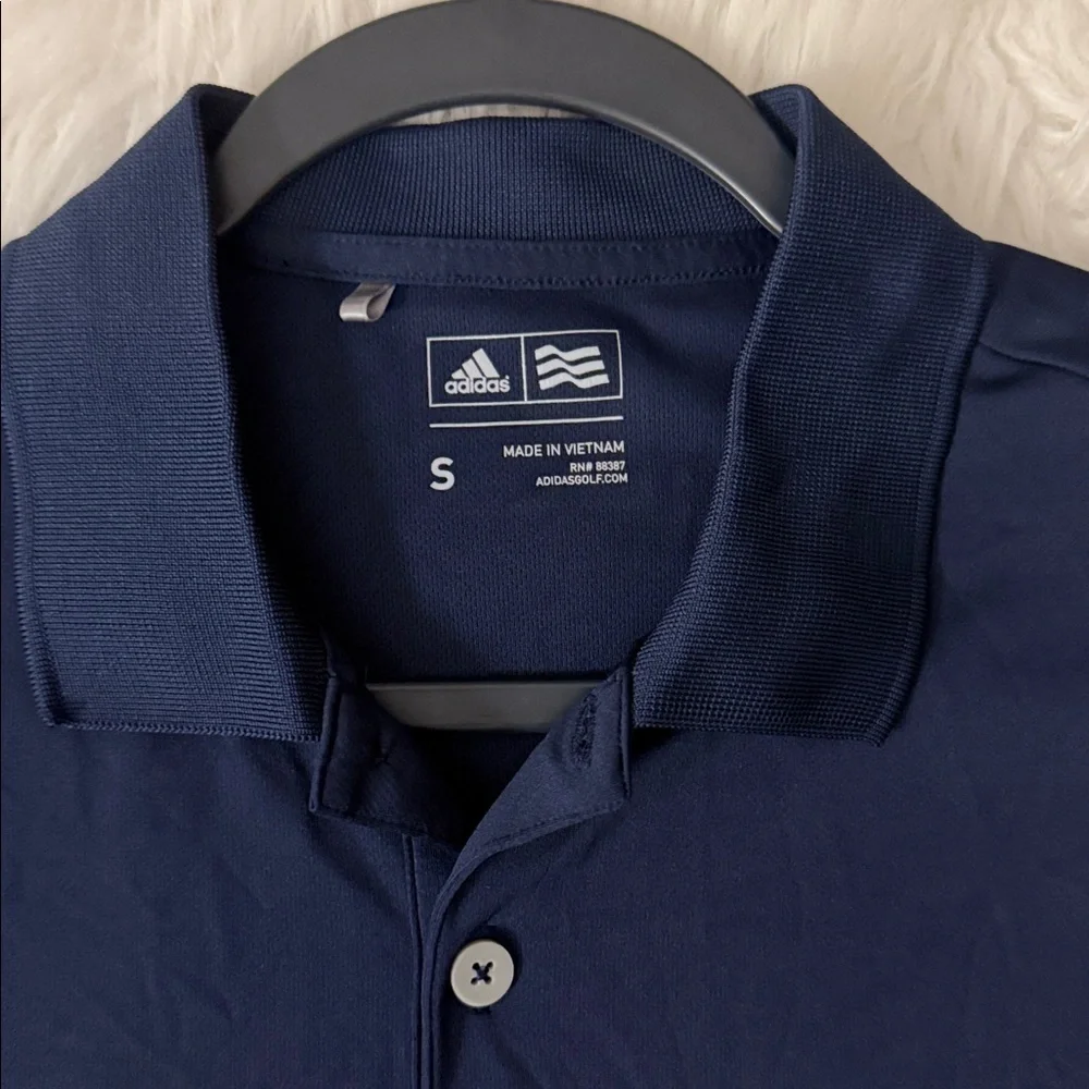 Adidas Men's Dark Blue Polo Shirt
